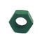 A4 - 80 4.8 / 8.8 Gread Hex Head Nuts Carbon Steel Green PTFE Coated