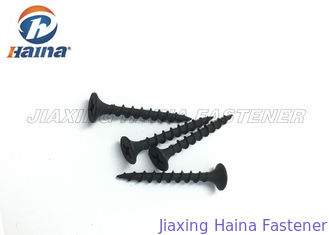 Hardend Steel Black Phosphated Phil Bugle Head Drywall Screws , C1022 Self Tapping Metal Screws