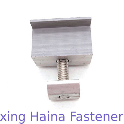 Средняя алюминиевая струбцина установки панели солнечных батарей с болтом крышки головки винта с гнездом для торцового ключа наговора