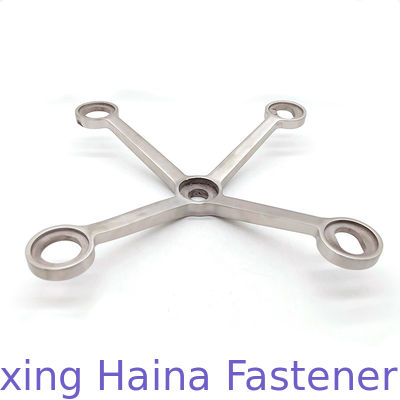 Штуцера ненесущей стены паука нержавеющей стали фабрики высококачественные 304 316 стеклянных