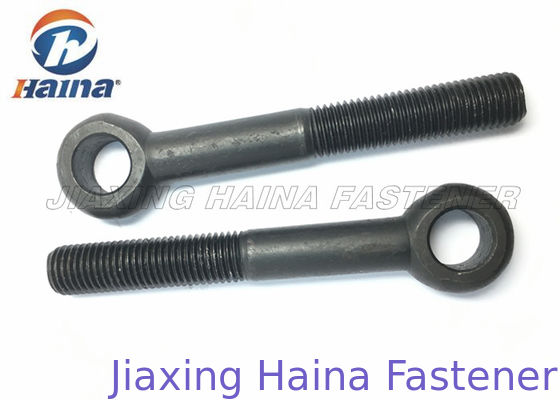 Черный поверхностный болт подъемной скобы ДИН 580, полностью продетый нитку болт глаза для собственной личности фильтра